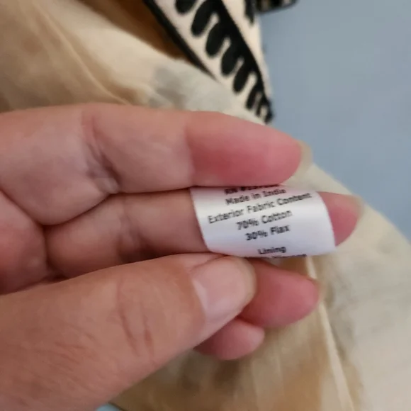 Bella Tu Ceci Embroidered Jacket M Beige Black - Picture 8 of 8